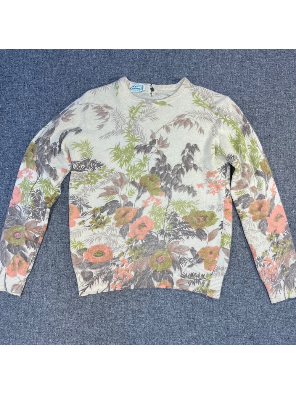 Vintage Callana Italian Sweater, Wool/Angora, S